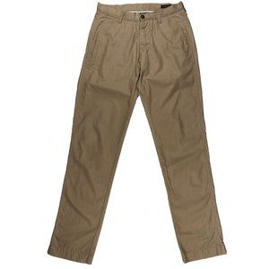 Wings + Horns Slim Fit Khaki cotton Chinos beige mens size 28x30